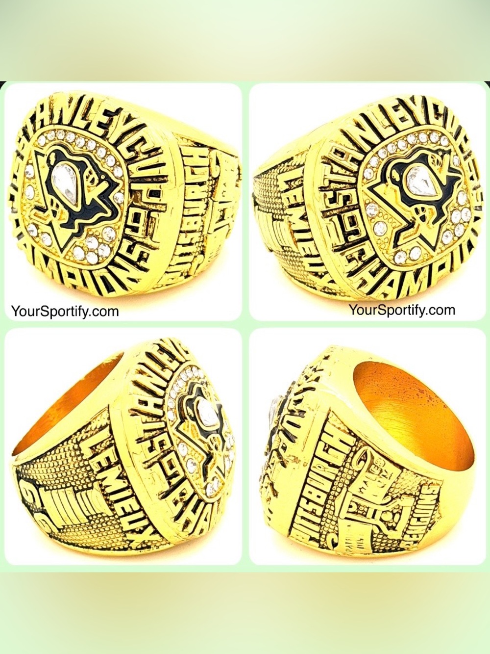 NHL / 1991 Pittsburgh Penguins Stanley Cup Championship Ring